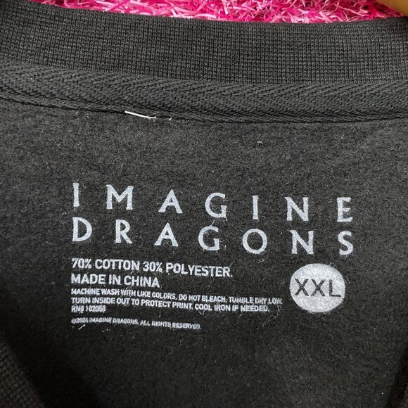 Imagine Dragons Loom World Tour 2024 Crewneck Sweatshirt XXL - Picture 5 of 5